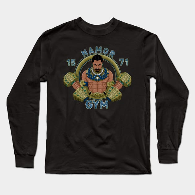 Namor Gym Long Sleeve T-Shirt by MarianoSan